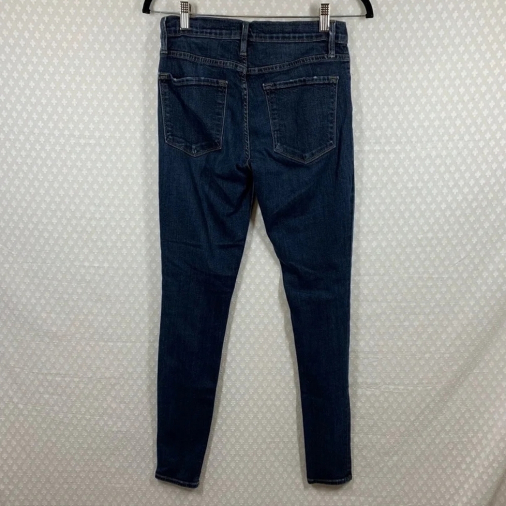 Frame Le Skinny De Jeanne Distressed Skinny Jeans - Picture 5 of 7